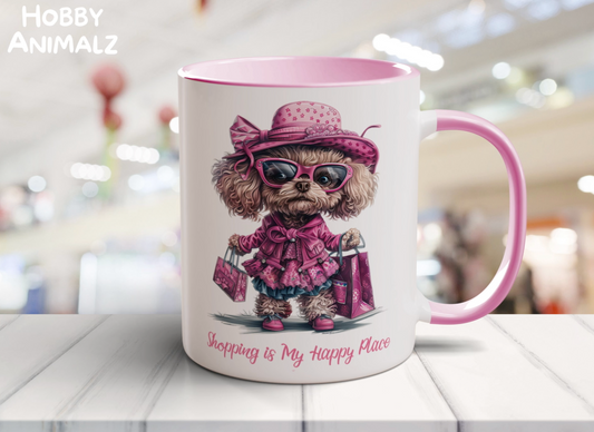 Poodle Shopping Mug