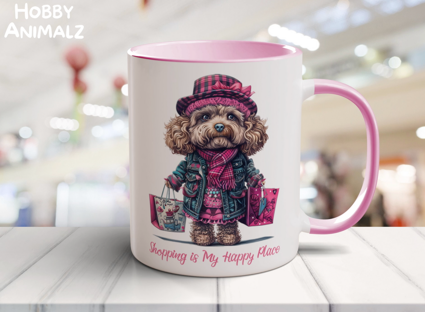 Poodle Shopping Mug