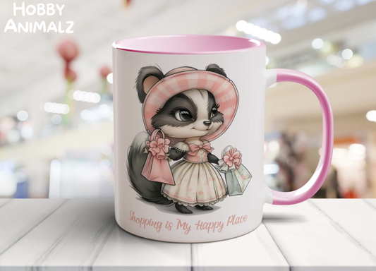 Skunk Shopping Mug