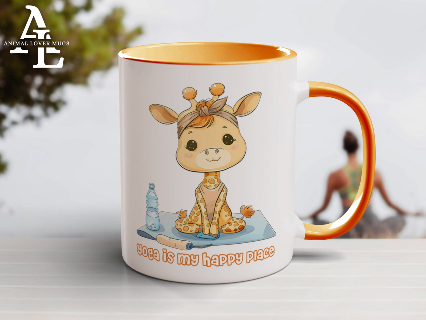 Giraffe Yoga Mug