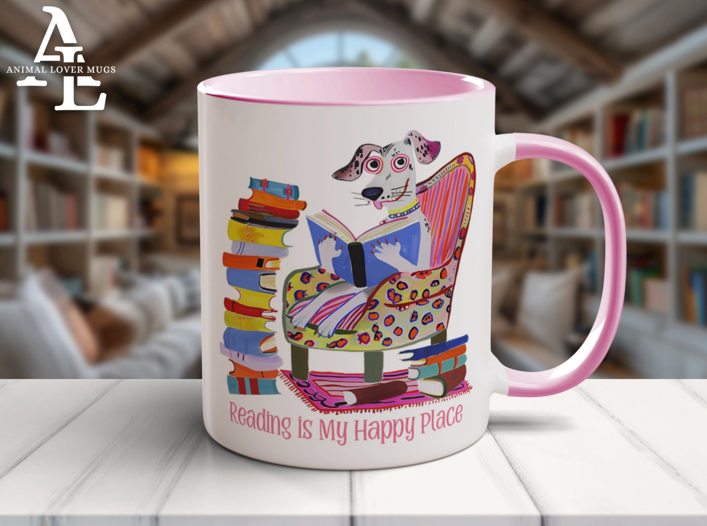 Dalmatian Reading Mug