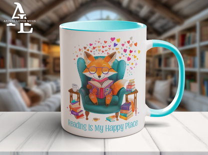 Fox Reading Mug