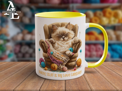 Cat Knitter Mug