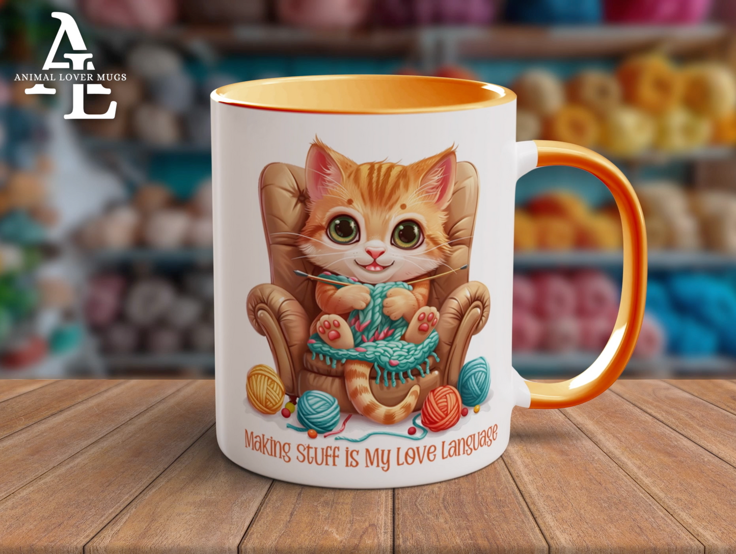 Cat Knitter Mug