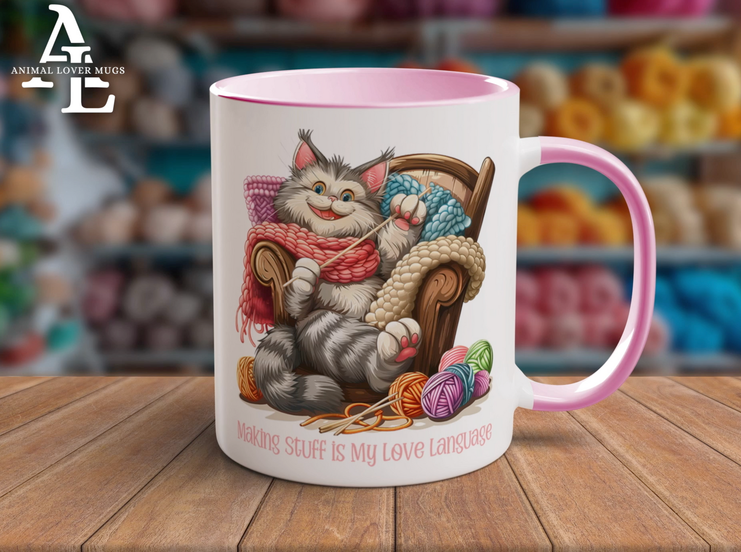 Cat Crocheter Mug