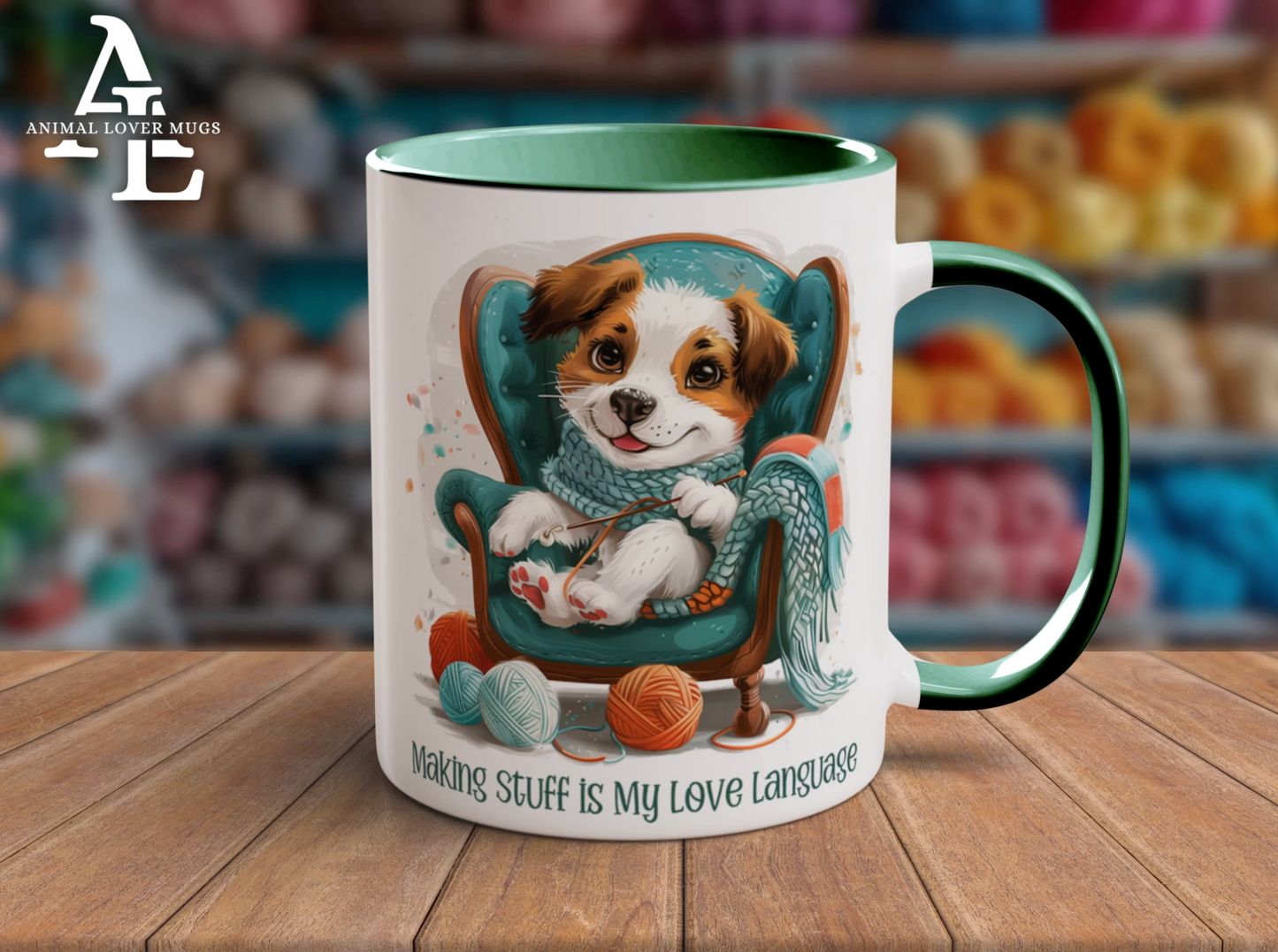 Dog Crocheter Mug