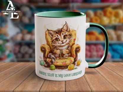 Cat Knitter Mug