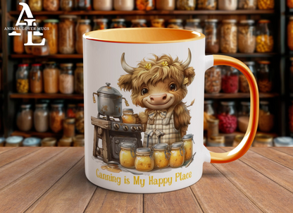 Highland Cow Canner Mug