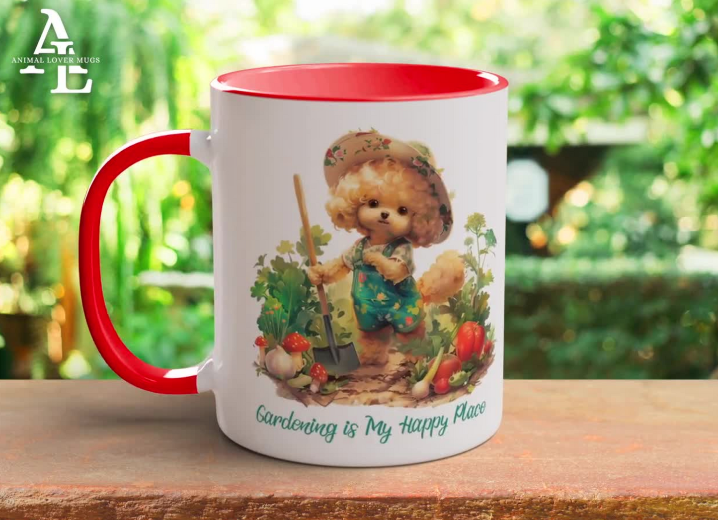 Poodle Gardener Mug