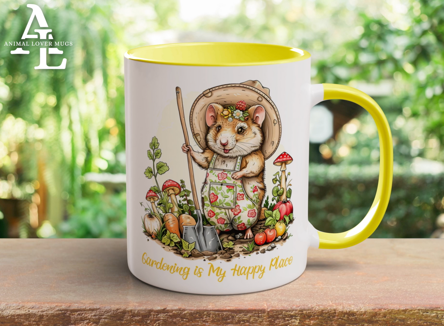 Hamster Gardener Mug