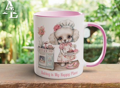 Poodle Baker Mug