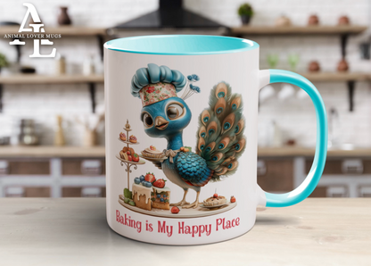 Peacock Baker Mug