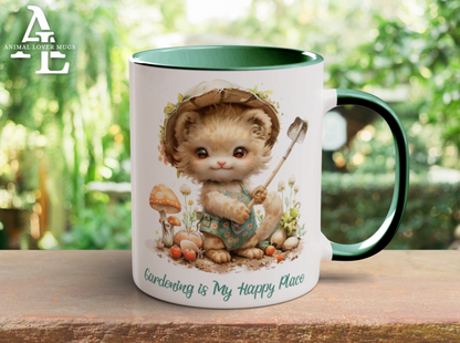 Lion Gardener Mug