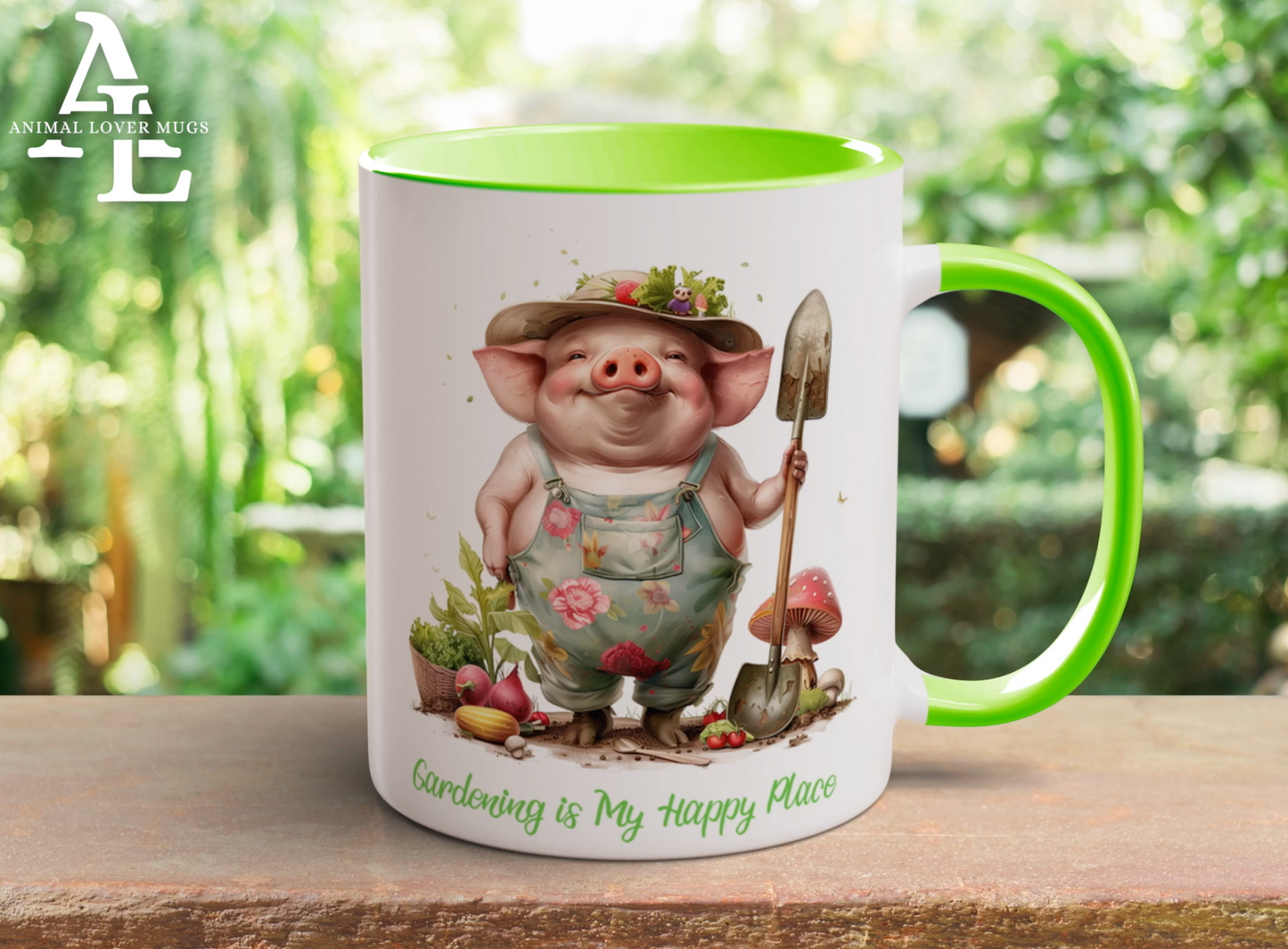 Pig Gardener Mug