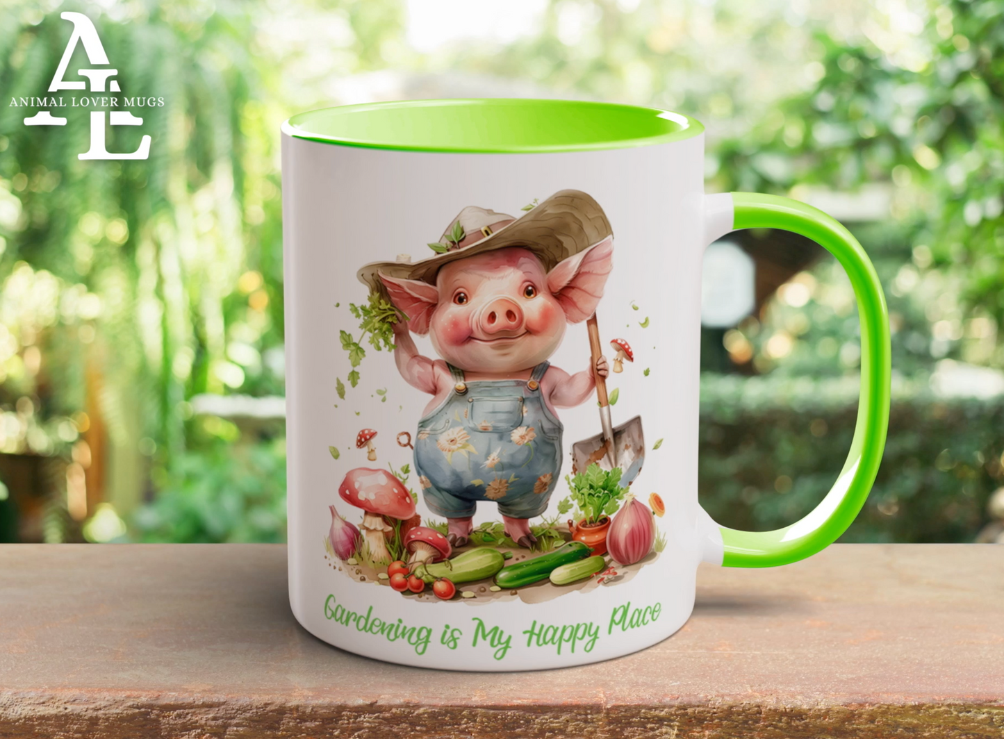 Pig Gardener Mug