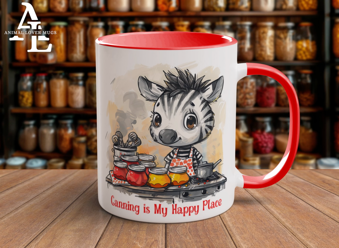 Zebra Canner Mug