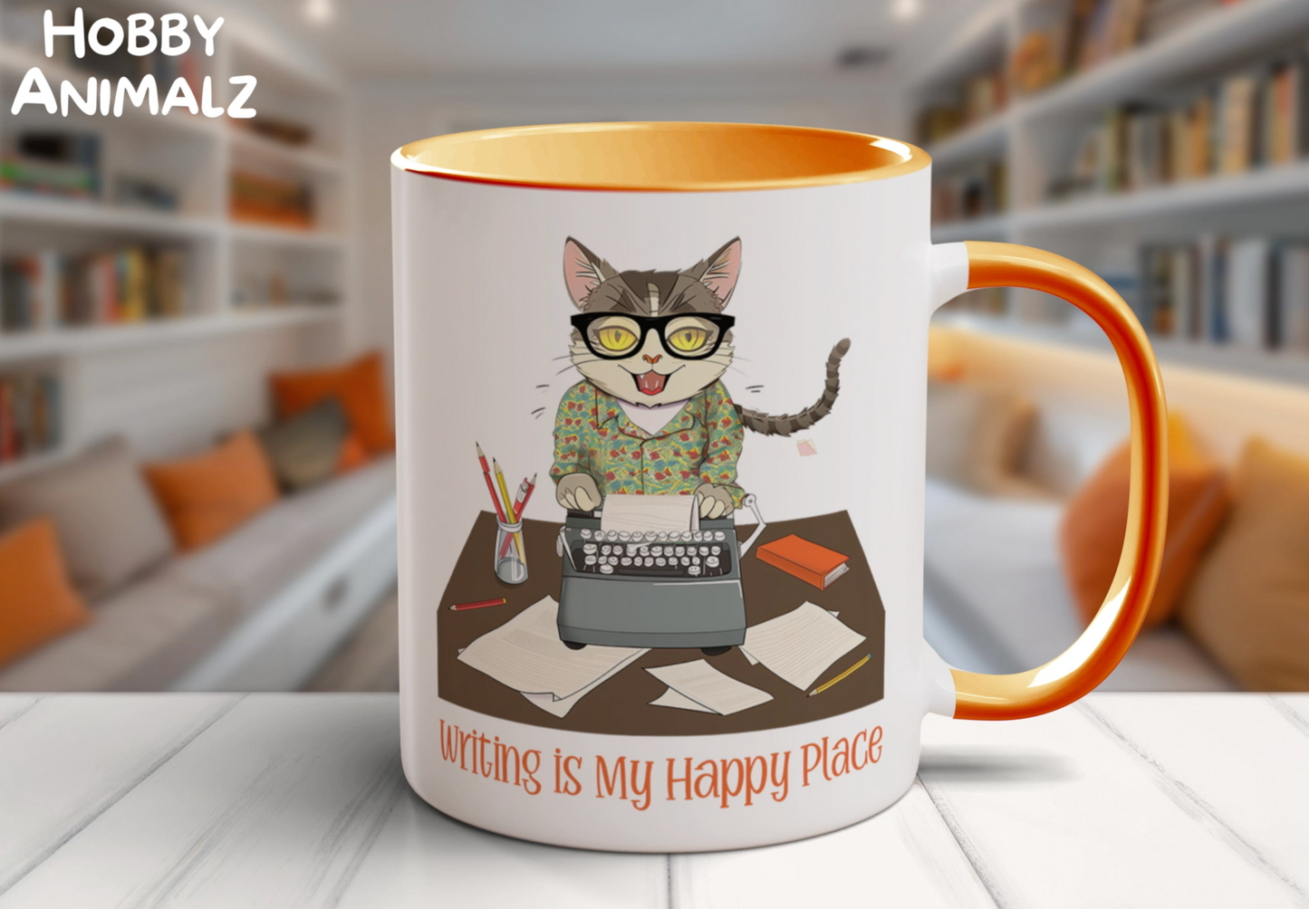 Cat Writer Mug