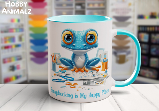 Frog Scrapbooker Mug