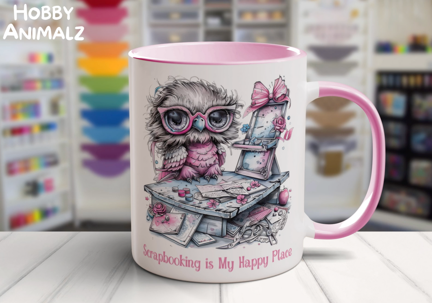 Owl Scrapbooking Mug