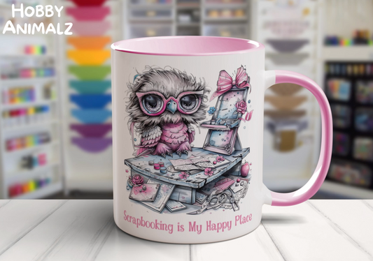 Owl Scrapbooking Mug