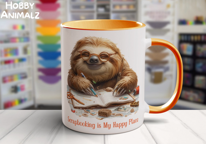 Sloth Scrapbooking Mug