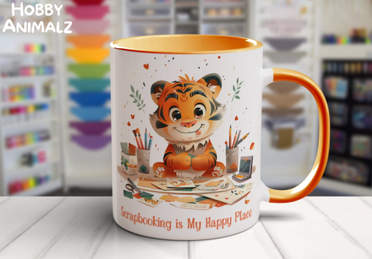 Tiger Scrapbooking Mug