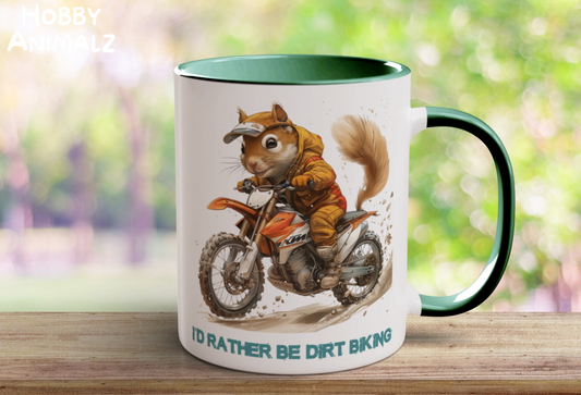 Squirrel Dirt Biker Mug