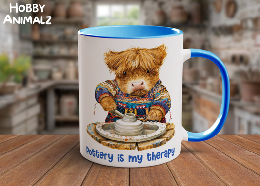 Highland Cow Potter Mug