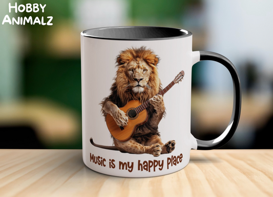 Lion Musician Mug