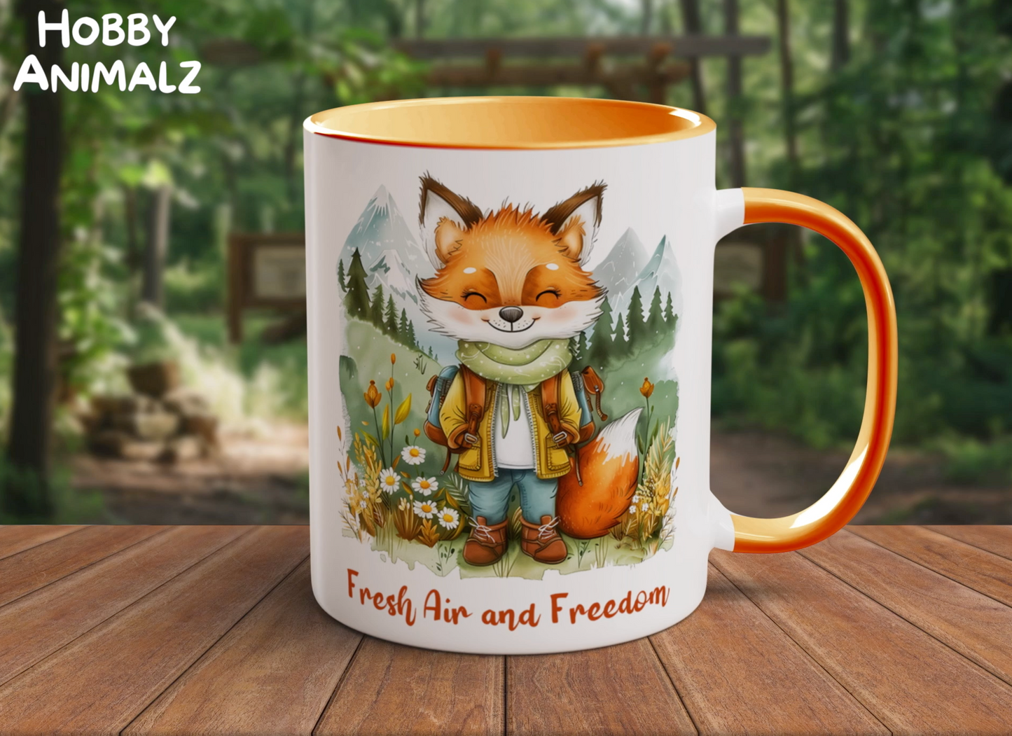 Fox Hiker Mug