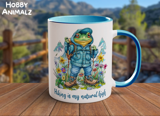 Frog Hiker Mug