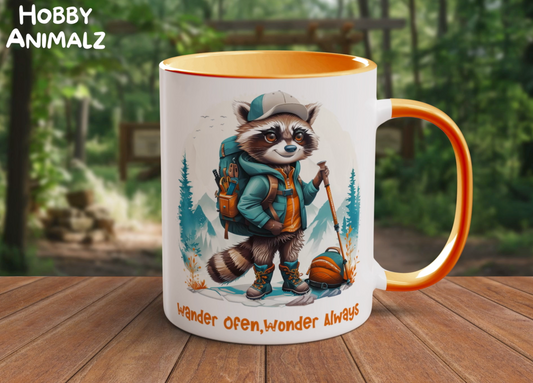 Raccoon Backpacker Mug