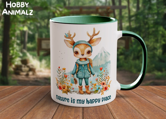 Deer Hiker Mug