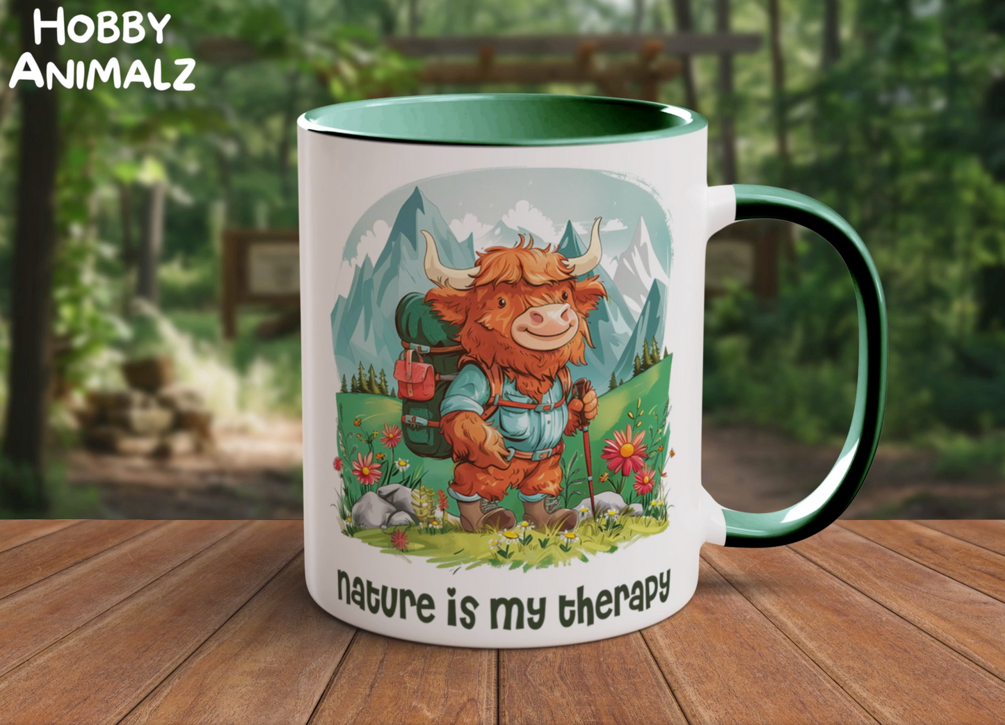 Highland Cow Backpacker Mug