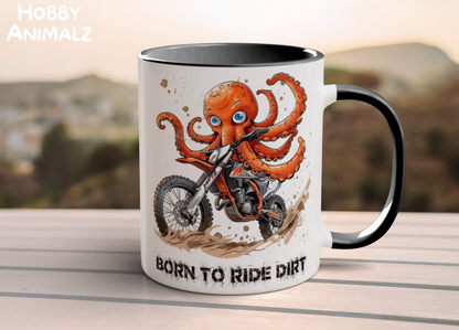 Octopus Dirt Biker Mug