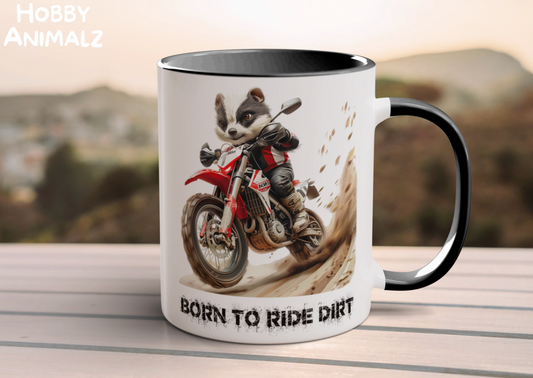 Skunk Dirt Biker Mug