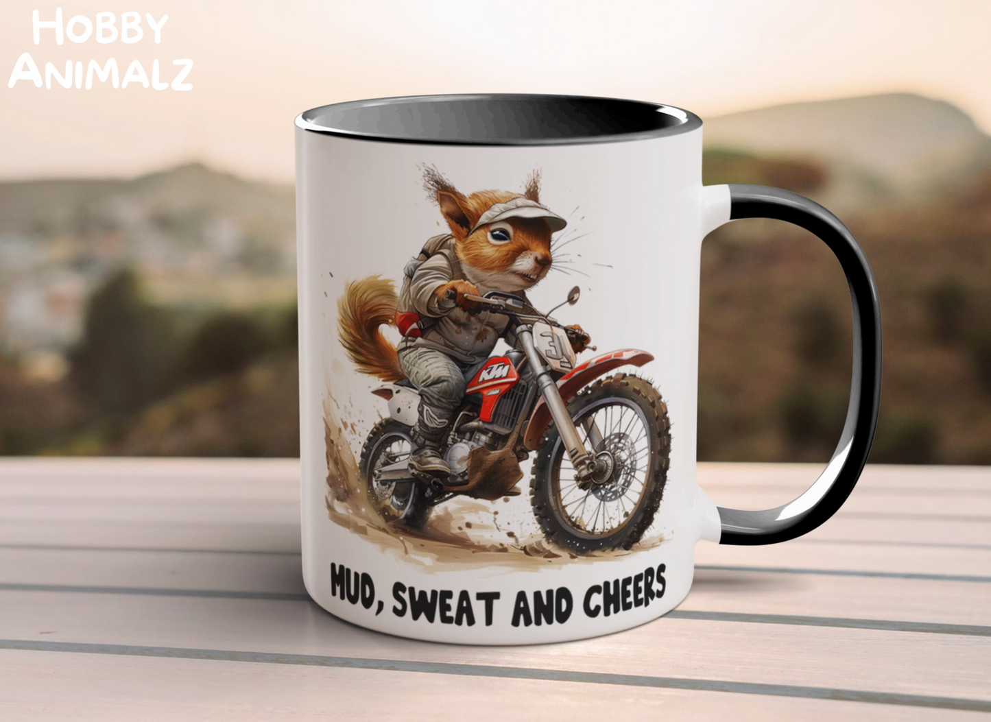 Squirrel Dirt Biker Mug