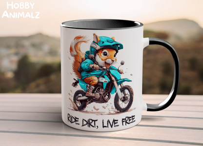 Squirrel Dirt Biker Mug