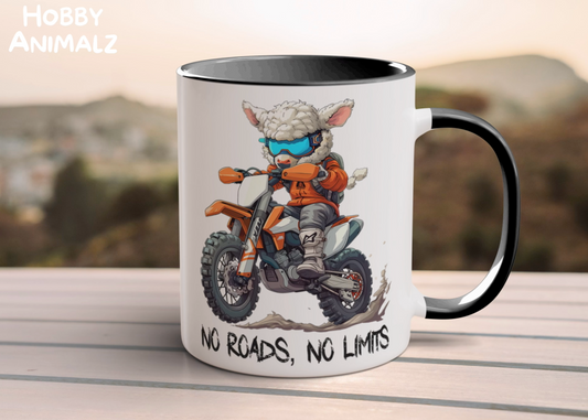 Lamb Dirt Biker Mug