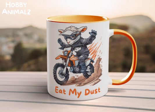 Lamb Dirt Biker Mug