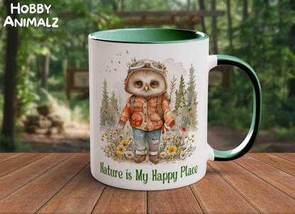 Owl Hiker Mug