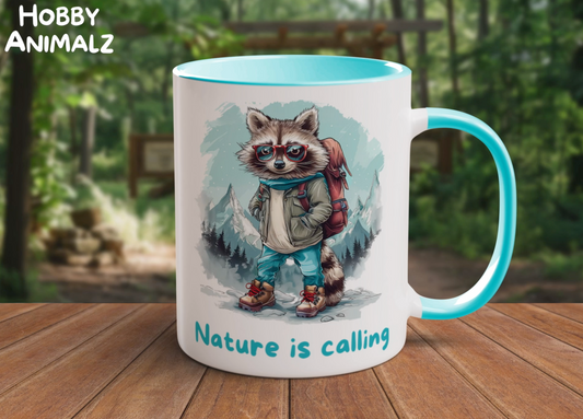 Raccoon Backpacker Mug