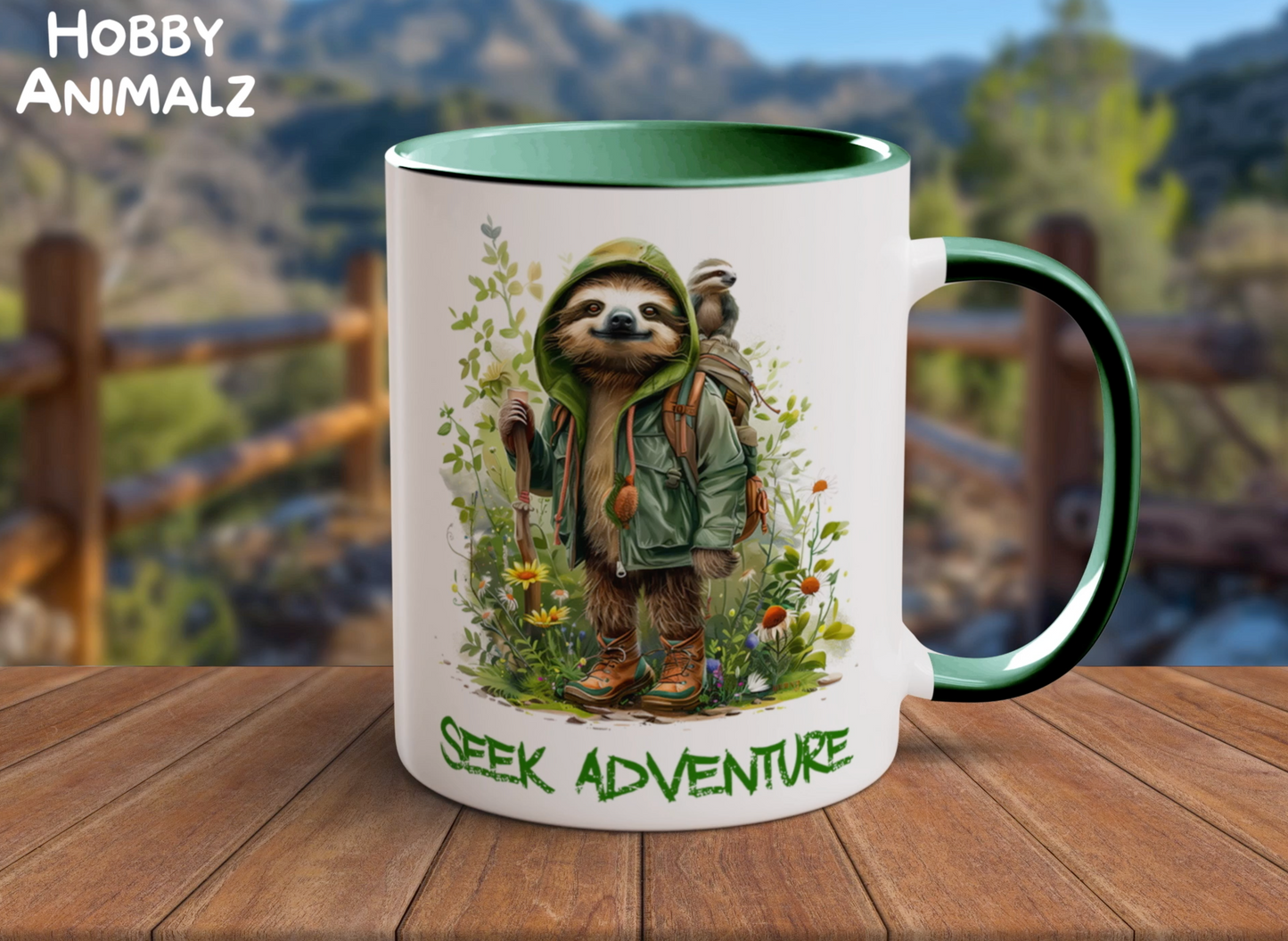 Sloth Backpacker Mug