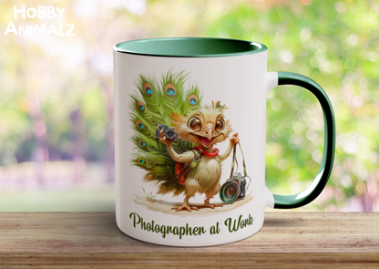 Peacock Photographer Mug