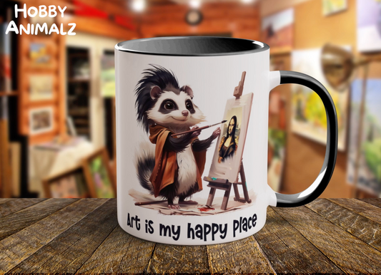 Skunk Artist Mug