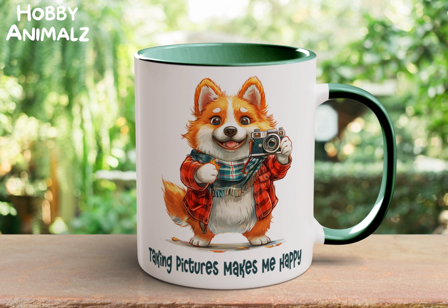 Corgi Photographer Mug