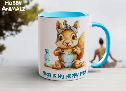 Squirrel Yoga Mug