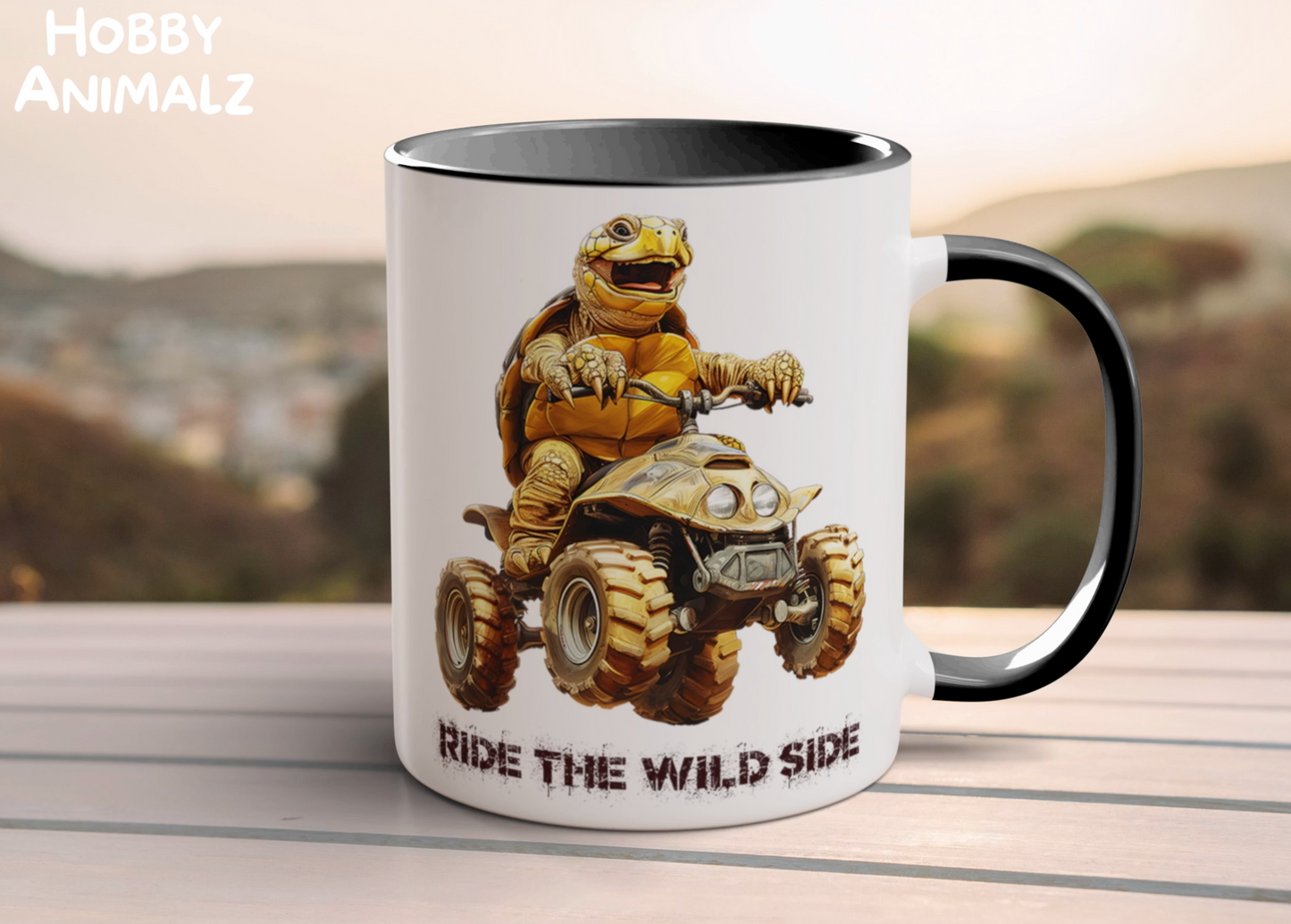 Turtle Quad Rider Mug