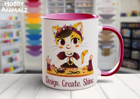 Cat Jewelry Maker Mug