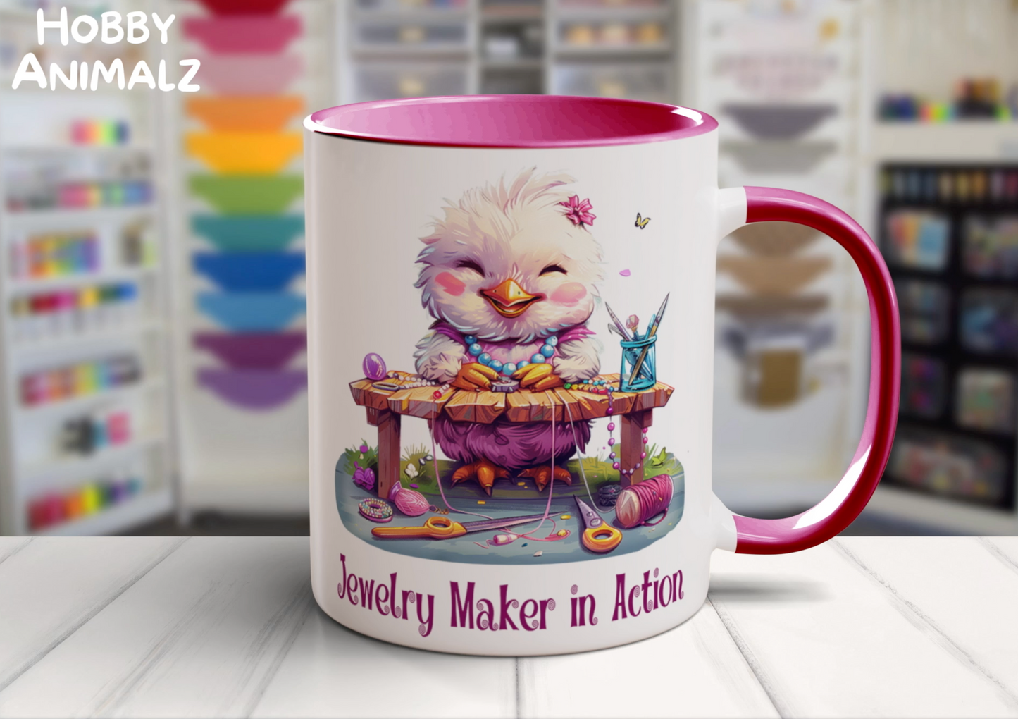 Chicken Jewelry Maker Mug